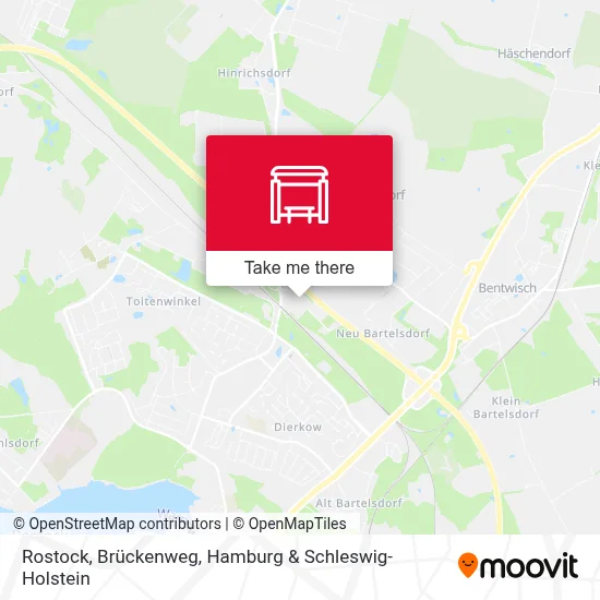 Rostock, Brückenweg map