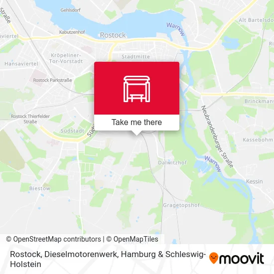 Rostock, Dieselmotorenwerk map