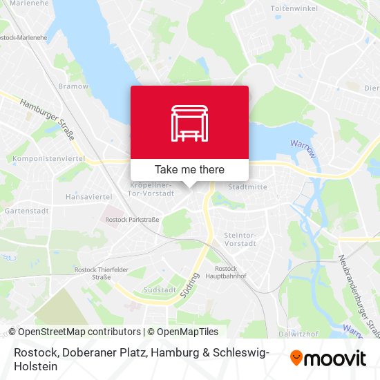 Rostock, Doberaner Platz map