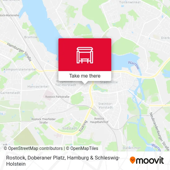 Rostock, Doberaner Platz map