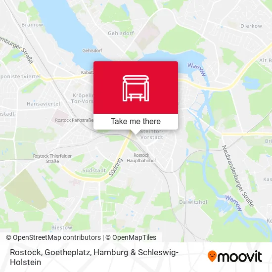 Карта Rostock, Goetheplatz