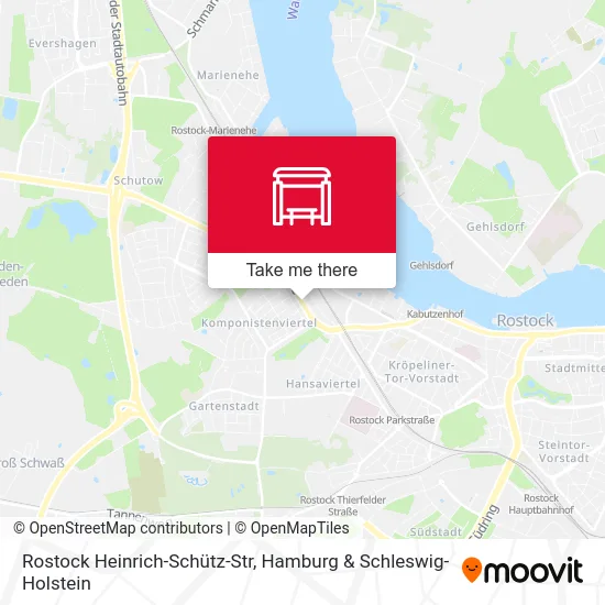 Rostock Heinrich-Schütz-Str map