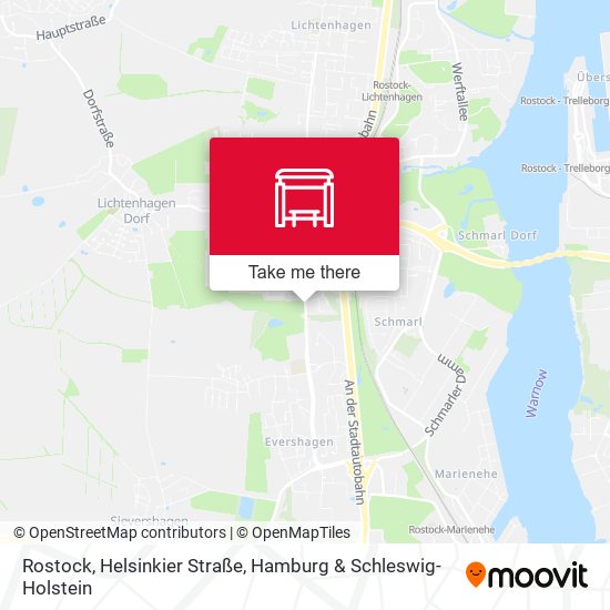 Rostock, Helsinkier Straße map
