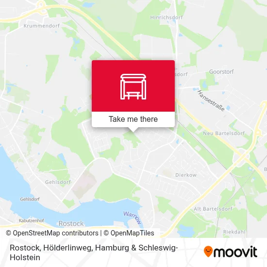 Rostock, Hölderlinweg map