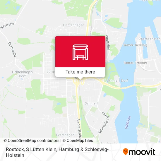 Rostock, S Lütten Klein map