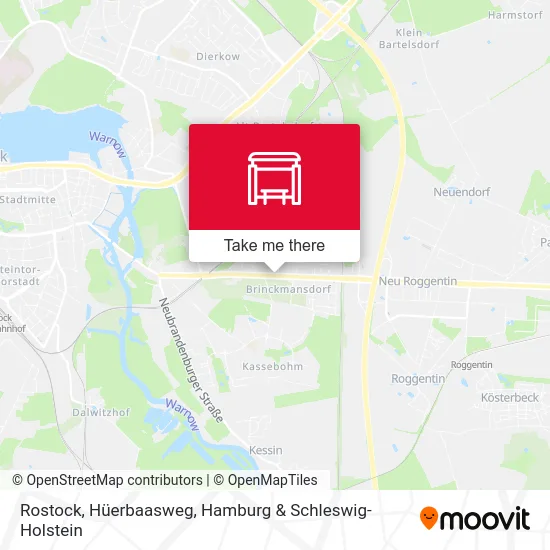 Rostock, Hüerbaasweg map