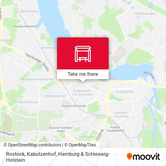 Rostock, Kabutzenhof map