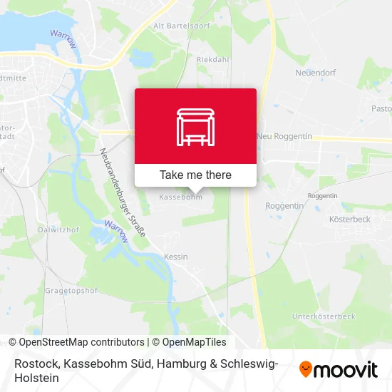 Rostock, Kassebohm Süd map