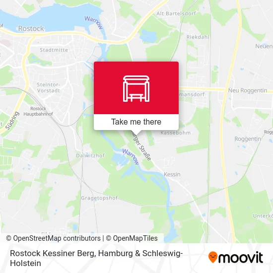 Rostock Kessiner Berg map