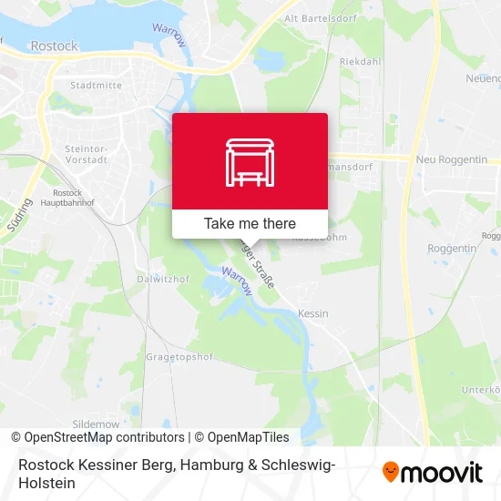 Rostock Kessiner Berg map