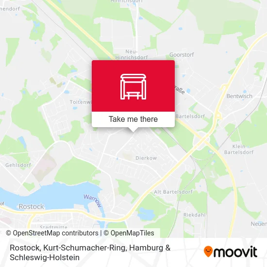 Rostock, Kurt-Schumacher-Ring map