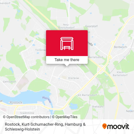 Rostock, Kurt-Schumacher-Ring map