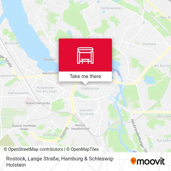 Rostock, Lange Straße map