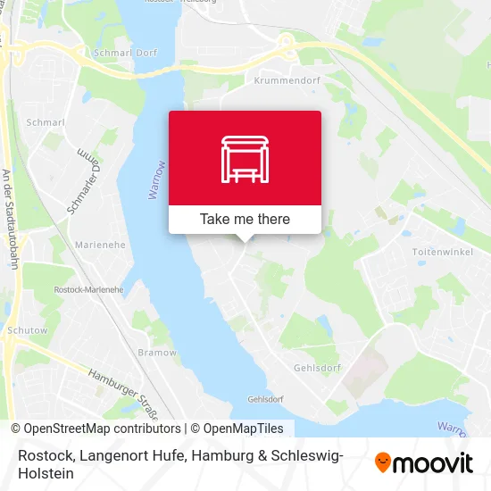 Карта Rostock, Langenort Hufe