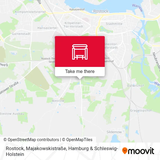 Rostock, Majakowskistraße map