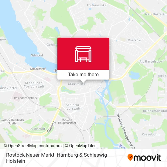 Rostock Neuer Markt map