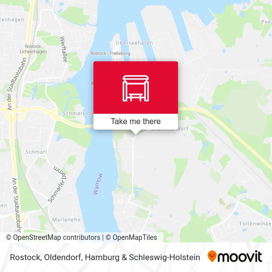 Rostock, Oldendorf map