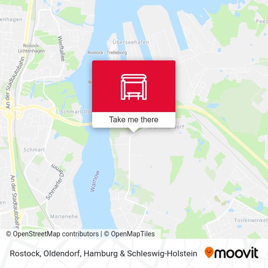 Rostock, Oldendorf map