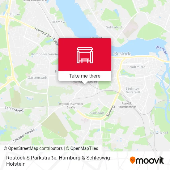 Rostock S Parkstraße map