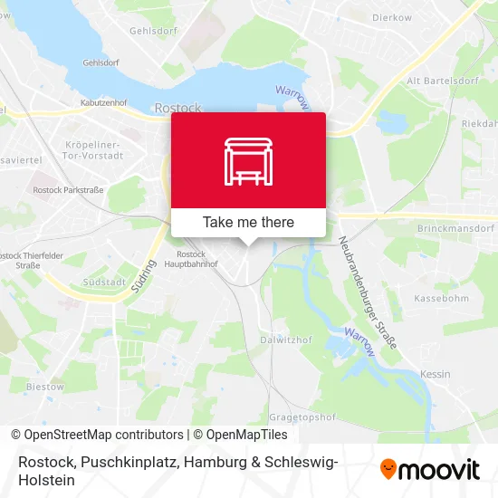 Карта Rostock, Puschkinplatz