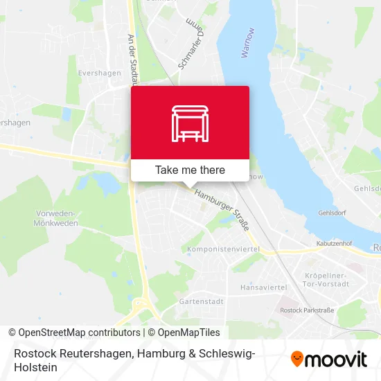 Карта Rostock Reutershagen