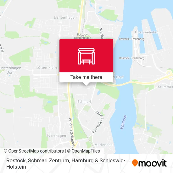Карта Rostock, Schmarl Zentrum