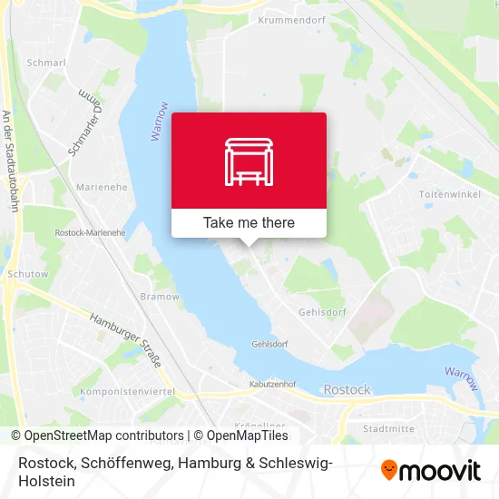 Rostock, Schöffenweg map