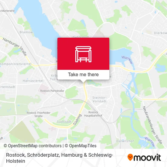 Rostock, Schröderplatz map