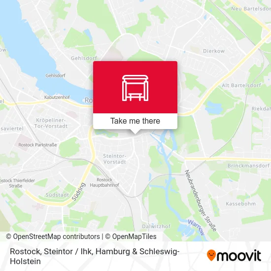 Rostock, Steintor / Ihk map