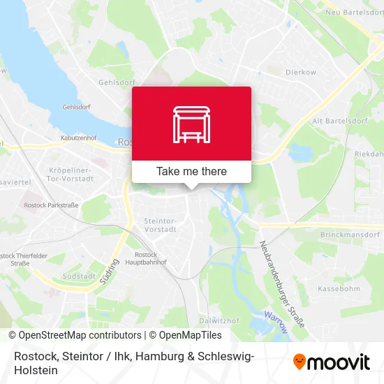 Rostock, Steintor / Ihk map