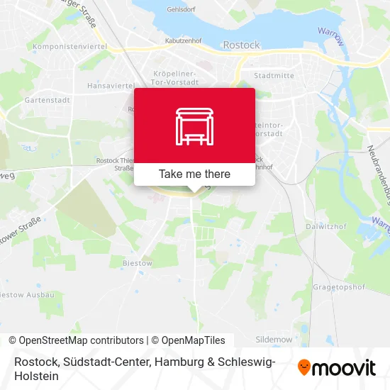 Rostock, Südstadt-Center map