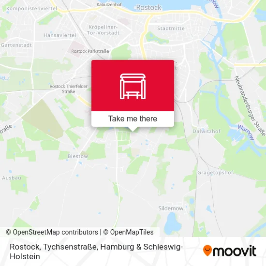 Rostock, Tychsenstraße map