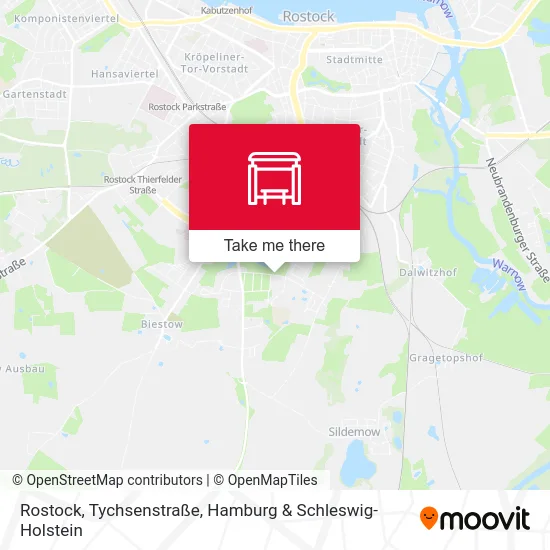 Rostock, Tychsenstraße map