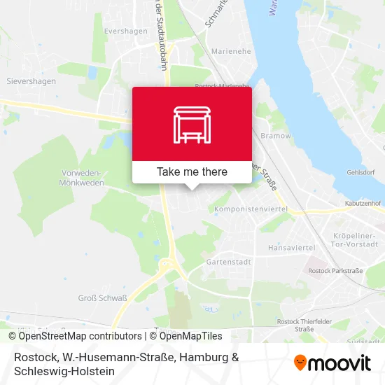 Rostock, W.-Husemann-Straße map