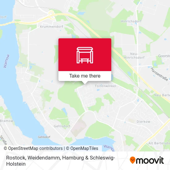 Карта Rostock, Weidendamm