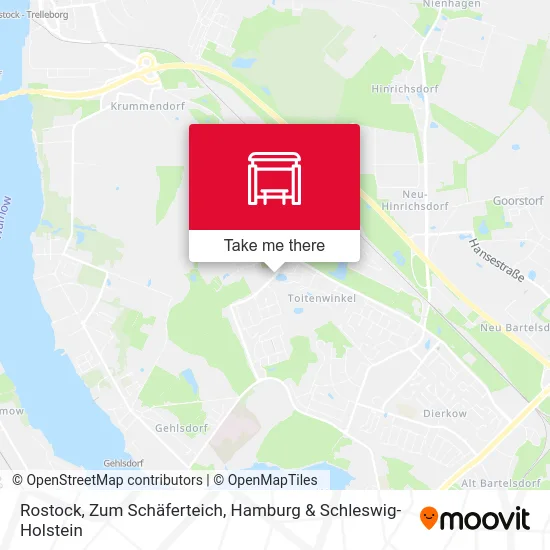 Карта Rostock, Zum Schäferteich