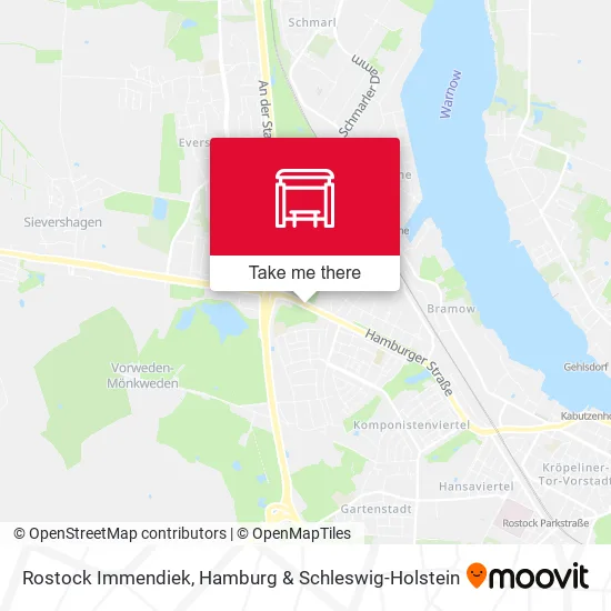 Карта Rostock Immendiek