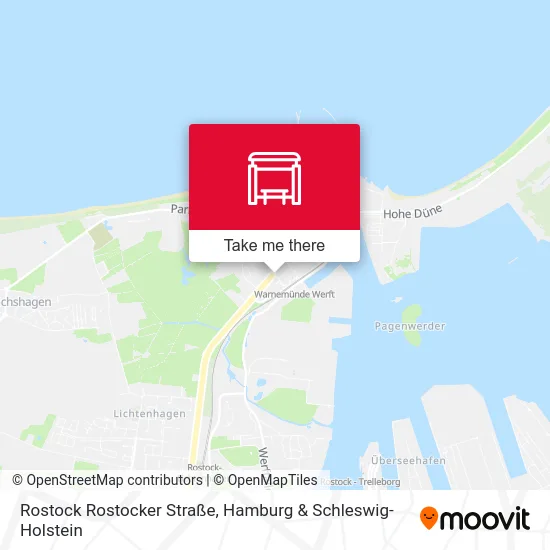 Карта Rostock Rostocker Straße