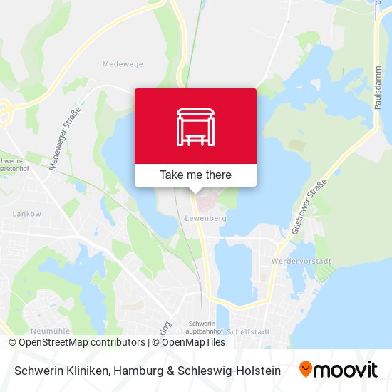 Schwerin Kliniken map