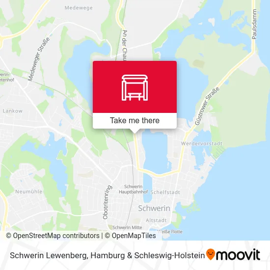 Карта Schwerin Lewenberg