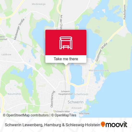 Карта Schwerin Lewenberg