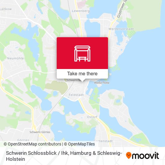 Schwerin Schlossblick / Ihk map