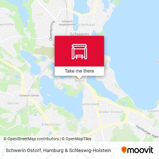 Schwerin Ostorf map