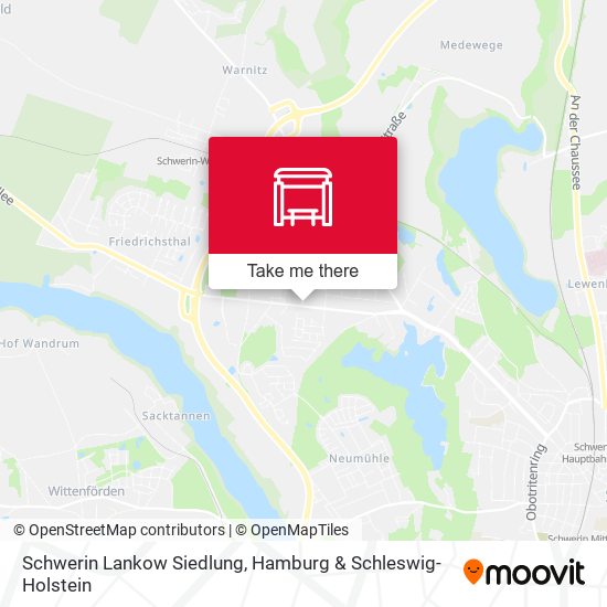 Schwerin Lankow Siedlung map