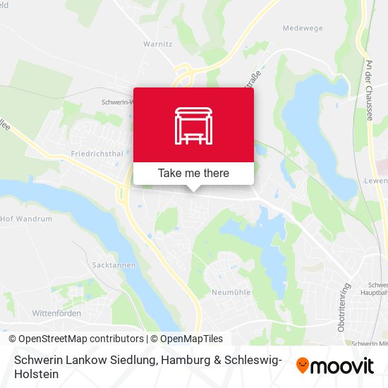 Schwerin Lankow Siedlung map