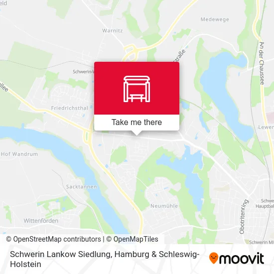 Карта Schwerin Lankow Siedlung