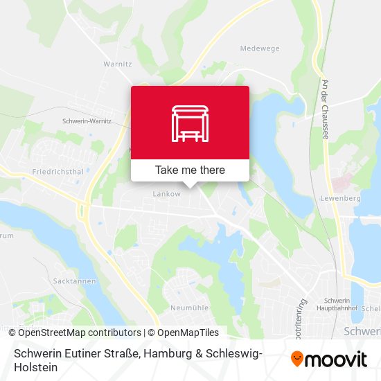 Schwerin Eutiner Straße map