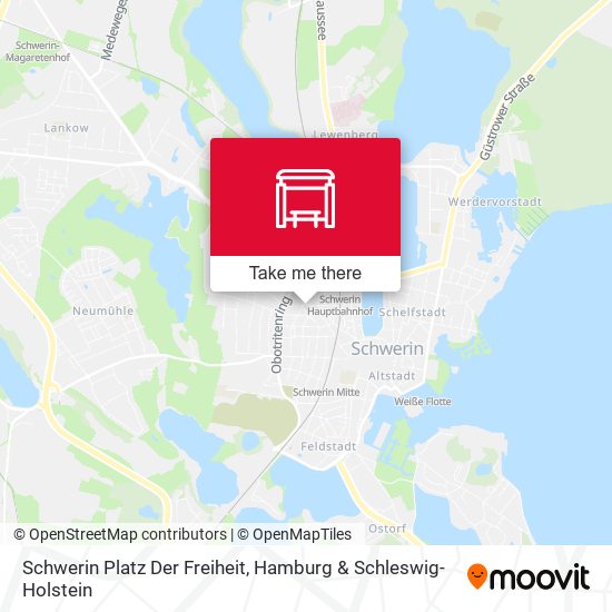 Schwerin Platz Der Freiheit map