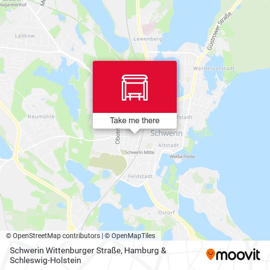 Schwerin Wittenburger Straße map
