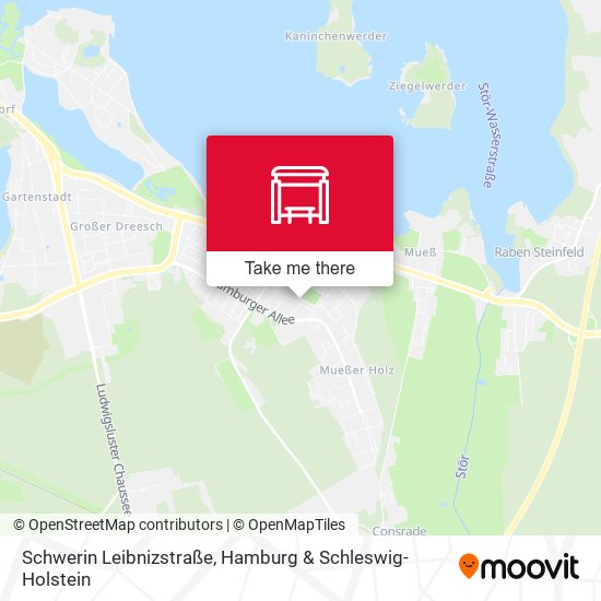 Schwerin Leibnizstraße map